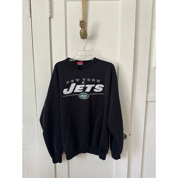 NFL New York Jets men’s size medium black sweater - Picture 1 of 12